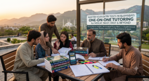 Experienced home tutor preparing Pakistani students in Islamabad for MDCAT, NUST NET, and FAST entry test exams.
